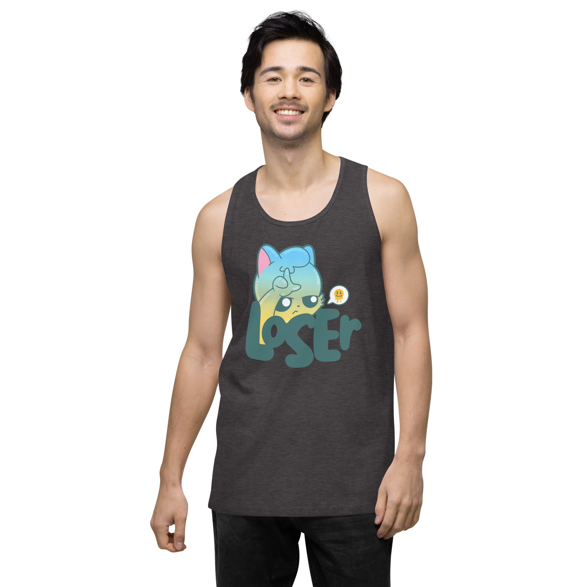 LOSER - Premium Tank Top - ChubbleGumLLC