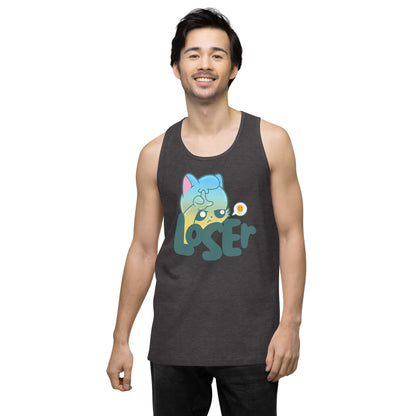 LOSER - Premium Tank Top - ChubbleGumLLC