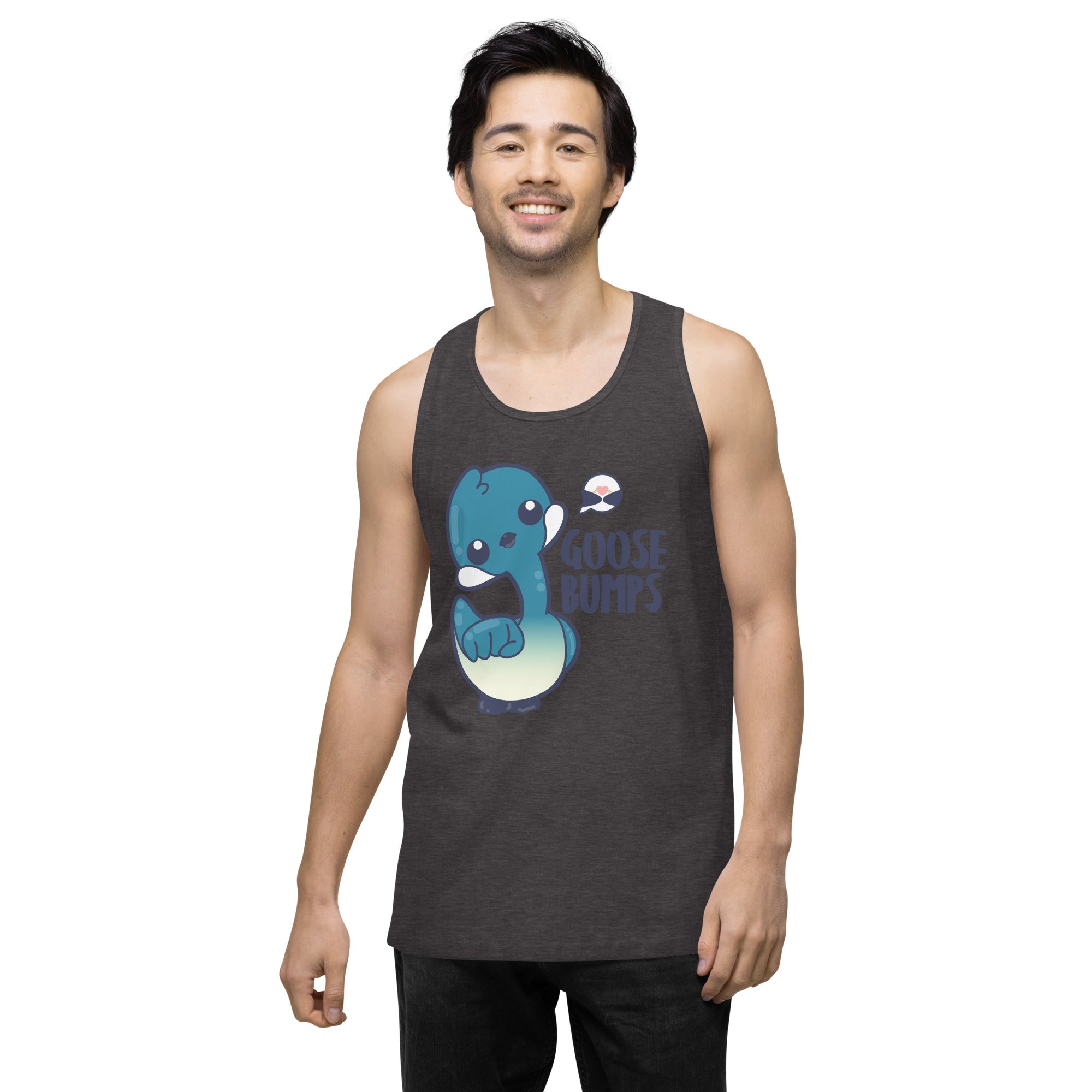 GOOSE BUMPS - Premium Tank Top - ChubbleGumLLC