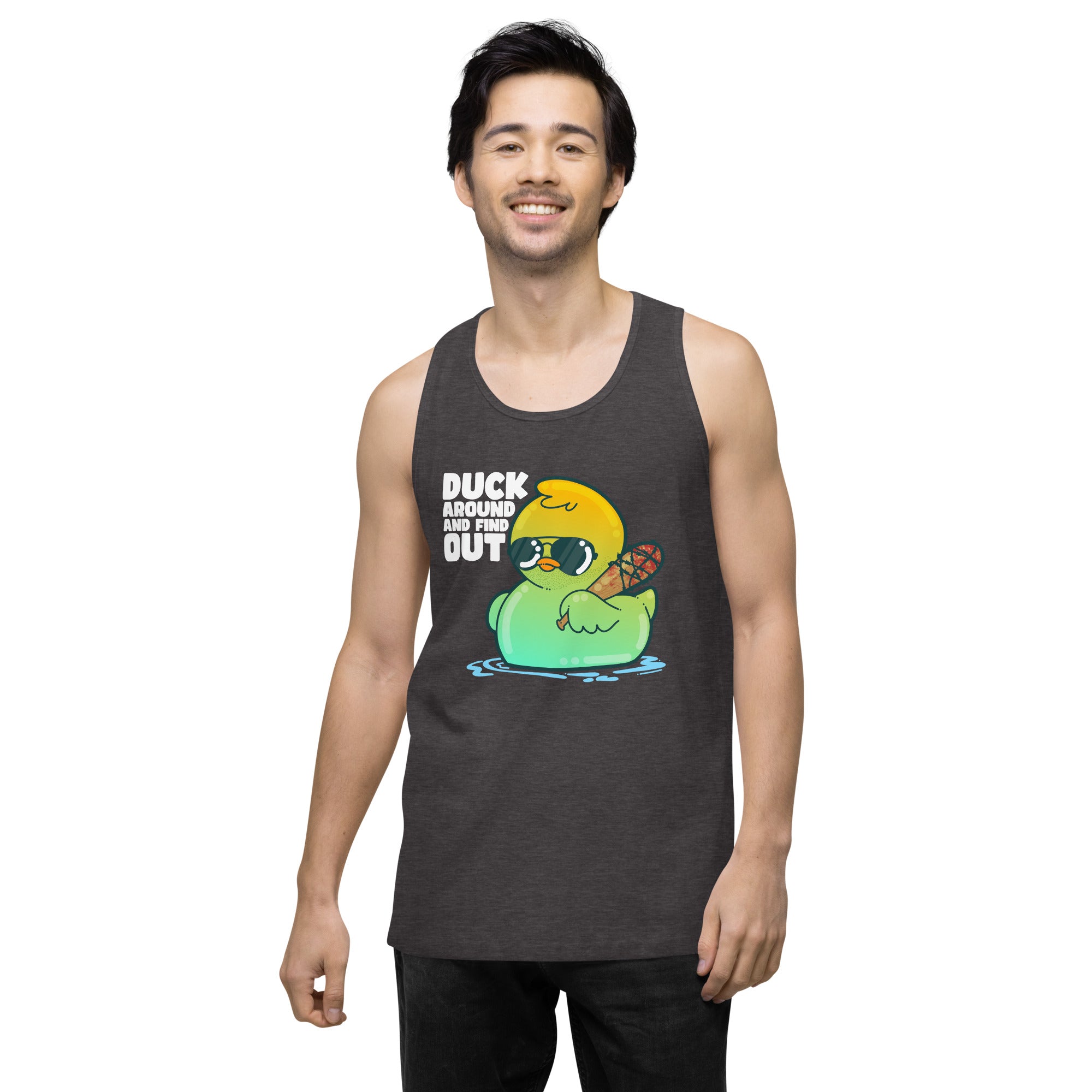 DUCK AROUND AND FIND OUT - Modded Premium Tank Top - ChubbleGumLLC