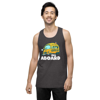 ALL ABOARD THE STRUGGLE BUS - Modified Premium Tank Top - ChubbleGumLLC