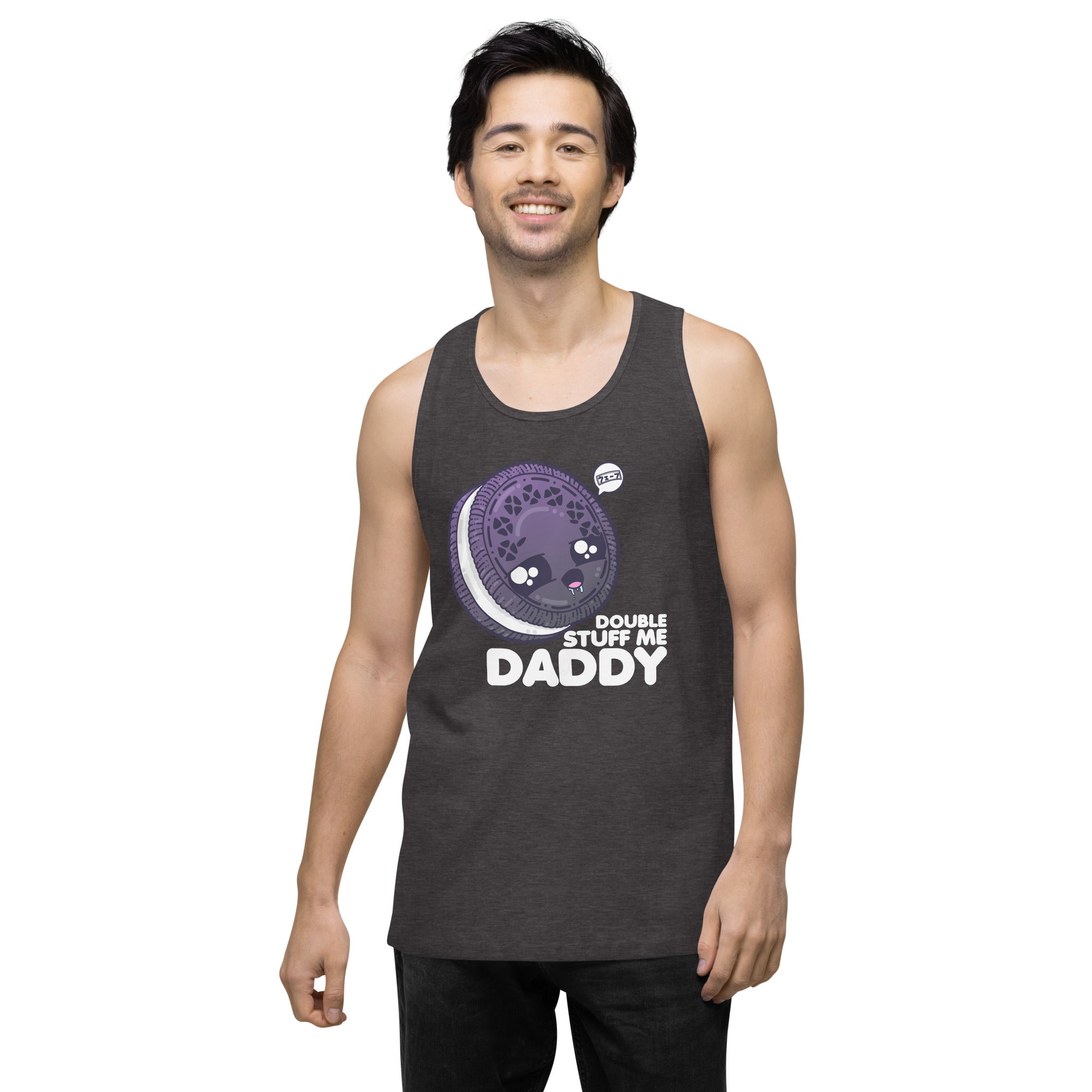 DOUBLE STUFF ME DADDY - Tank Top - ChubbleGumLLC