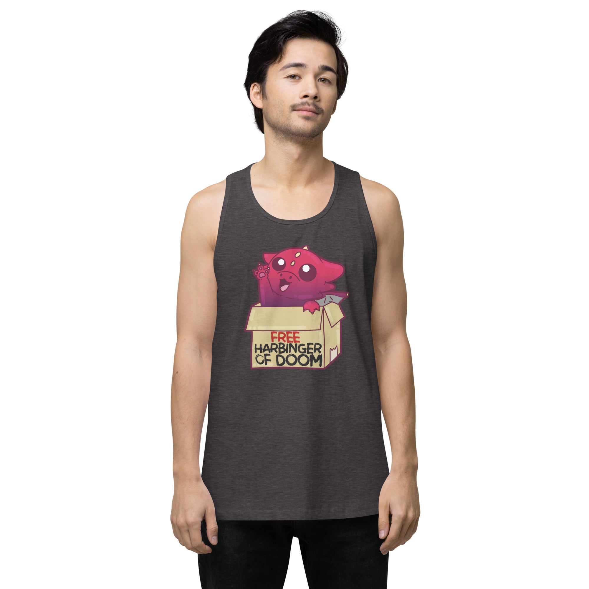 FREE HARBINGER OF DOOM - Premium Tank Top - ChubbleGumLLC