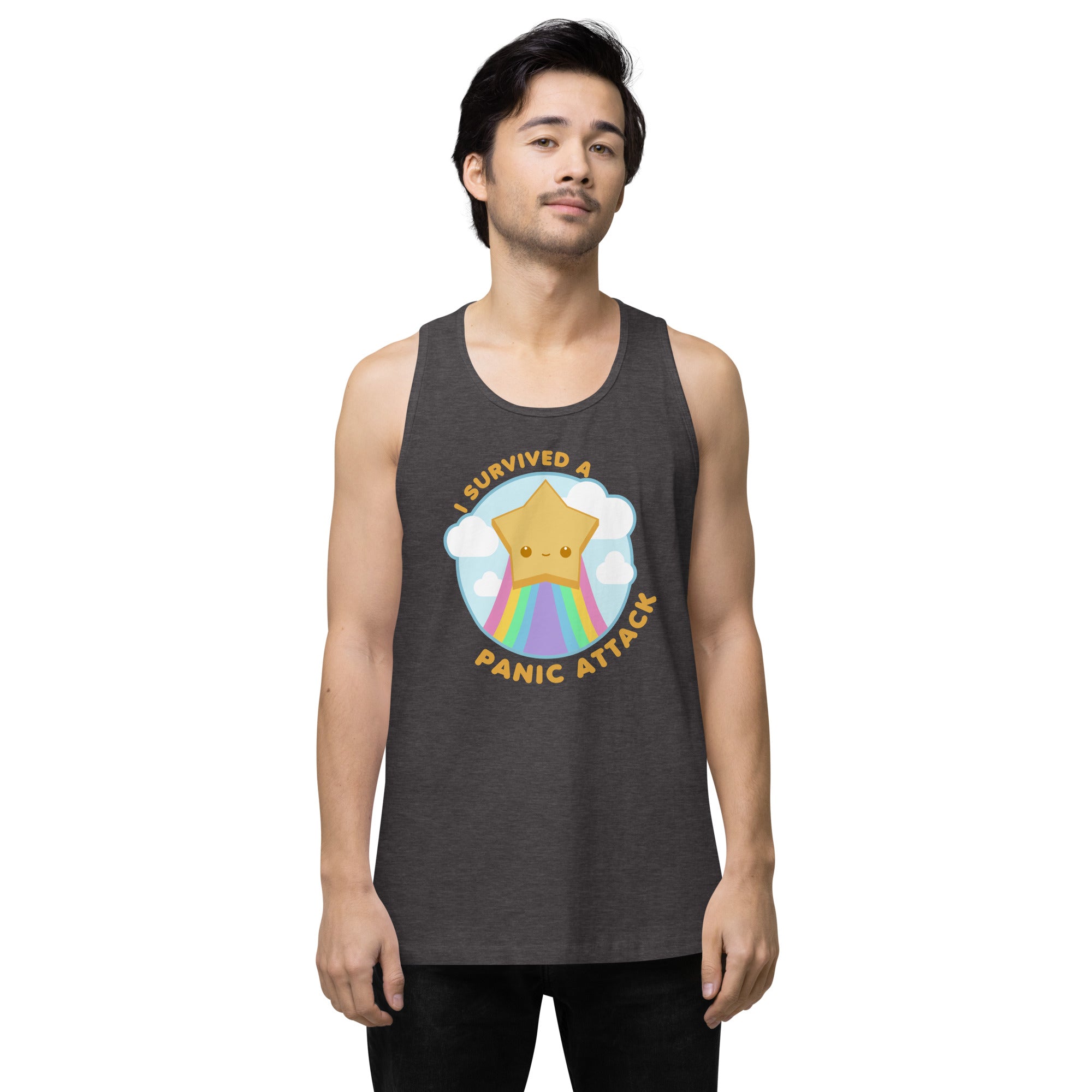 I SURVIVED A PANIC ATTACK - Premium Tank Top - ChubbleGumLLC