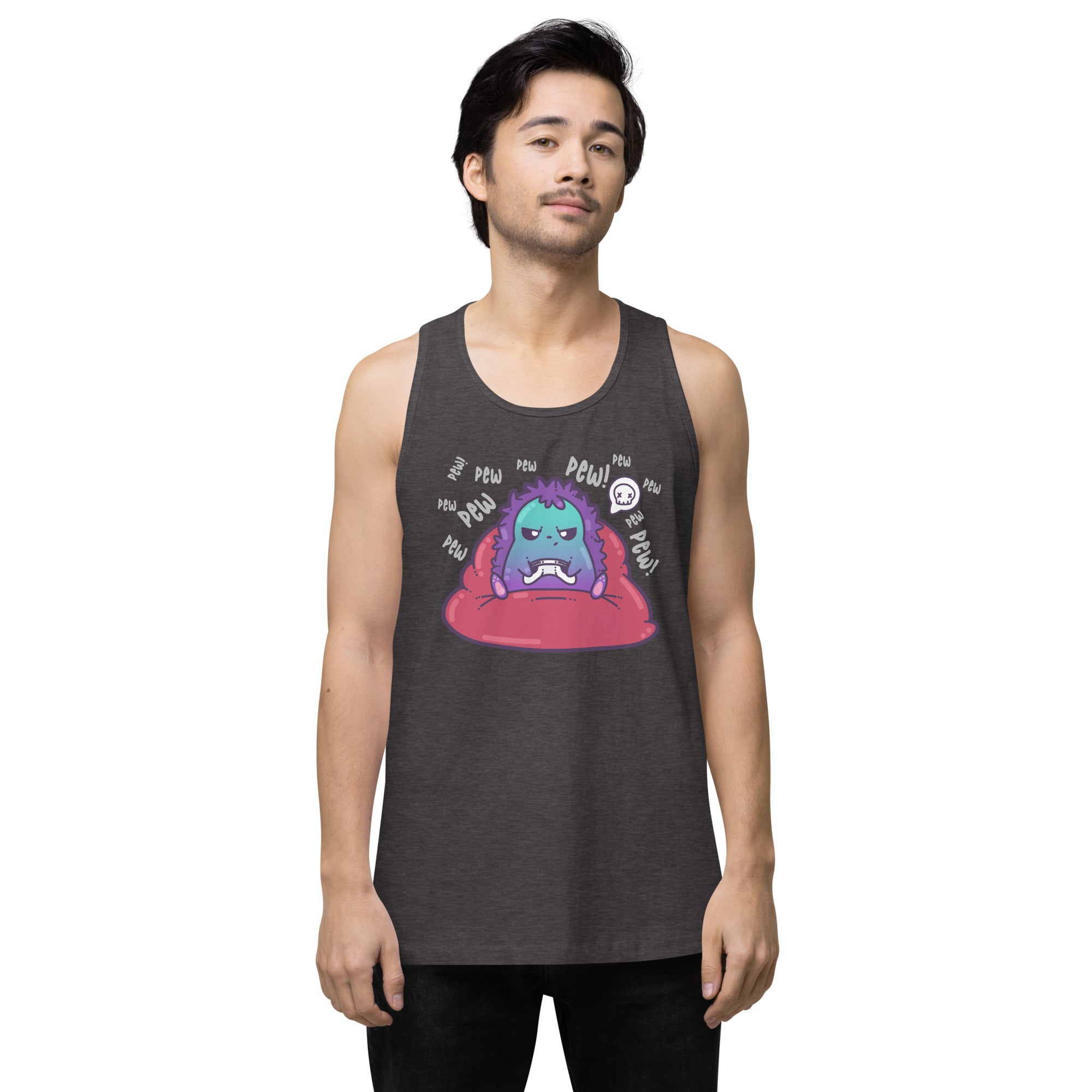 PEW PEW PEW - Premium Tank Top - ChubbleGumLLC