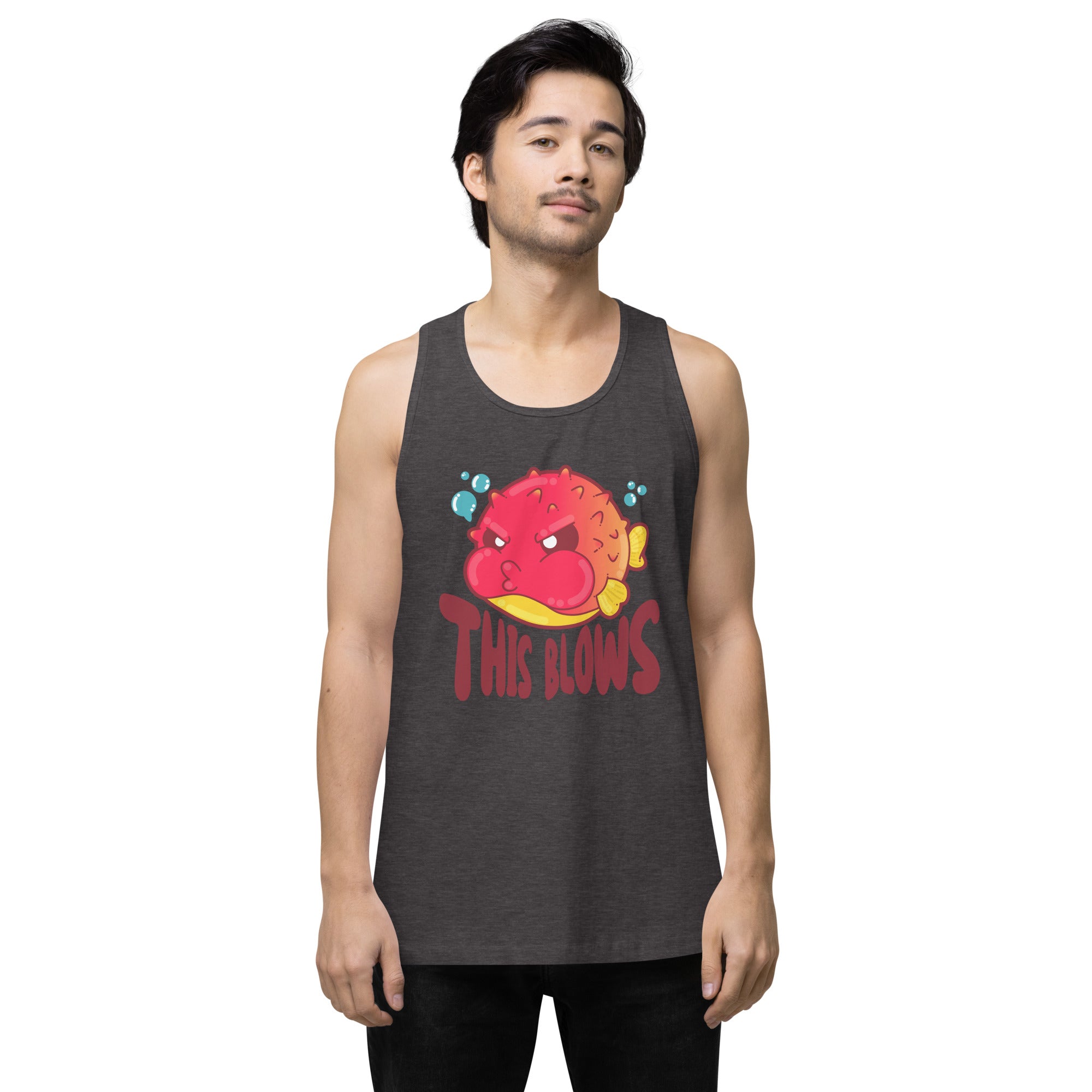 THIS BLOWS - Premium Tank Top - ChubbleGumLLC