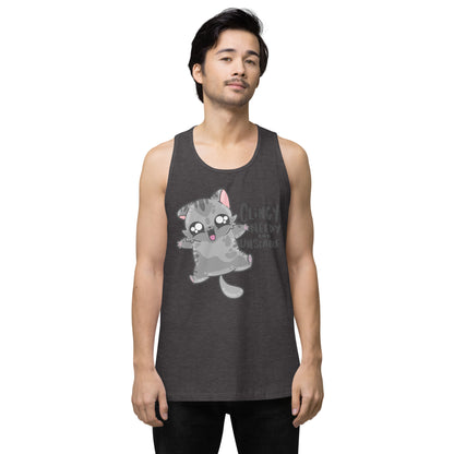 CLINGY NEEDY AND UNSTABLE - Premium Tank Top - ChubbleGumLLC