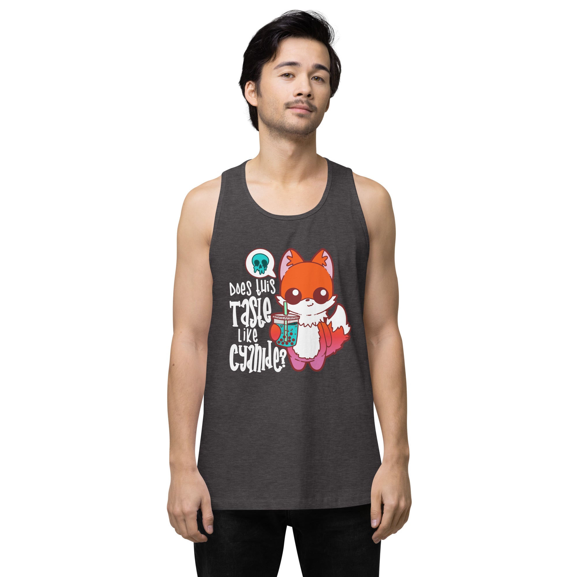 DOES THIS TASTE LIKE CYANIDE - Modded Premium Tank Top - ChubbleGumLLC