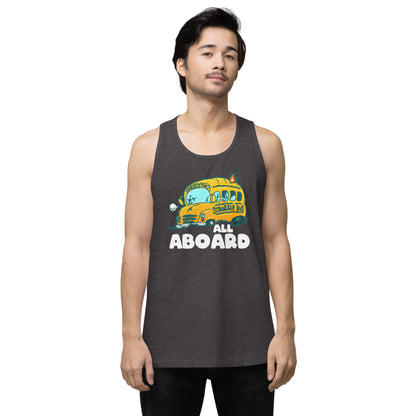 ALL ABOARD THE STRUGGLE BUS - Modified Premium Tank Top - ChubbleGumLLC