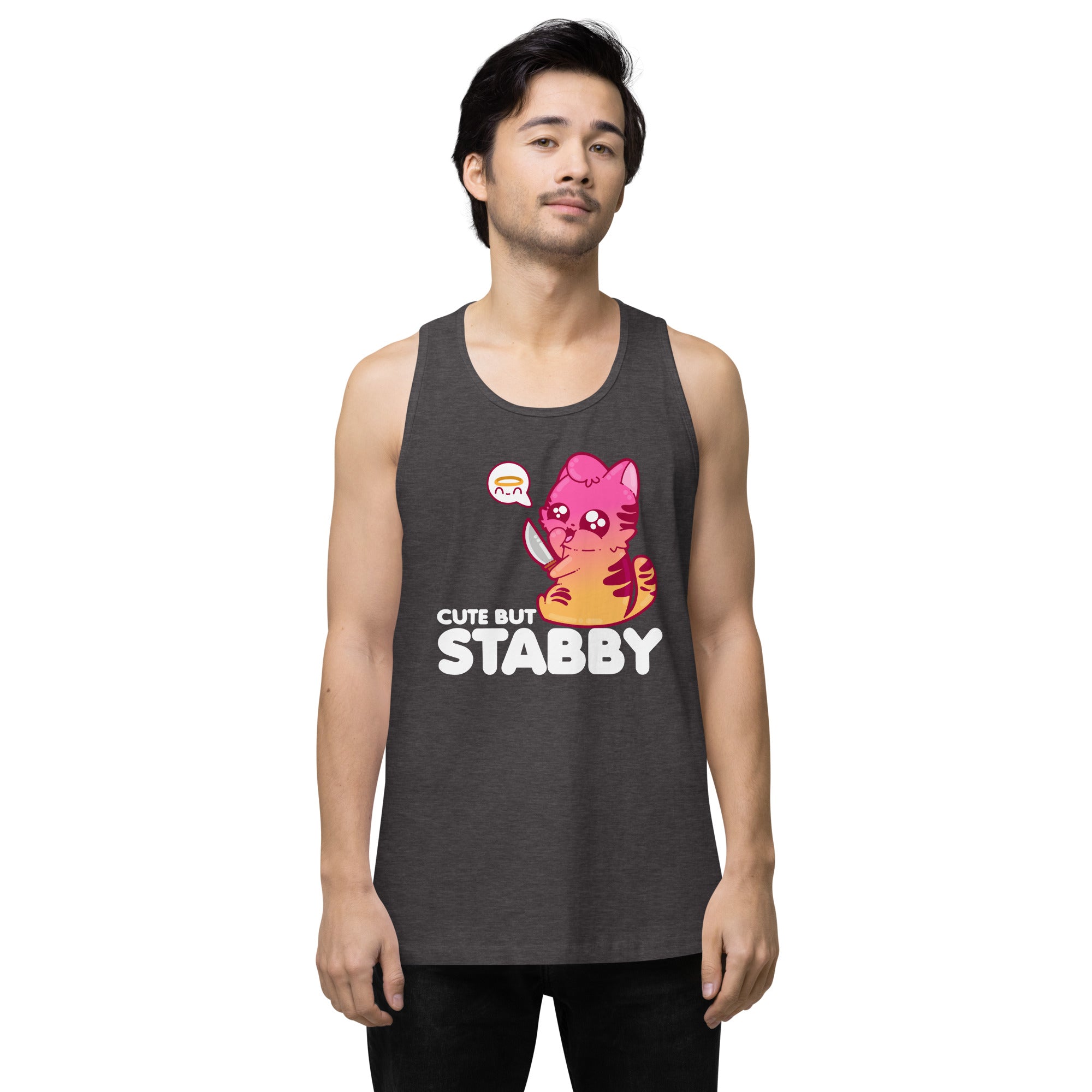 CUTE BUT STABBY - Modified Premium Tank Top - ChubbleGumLLC