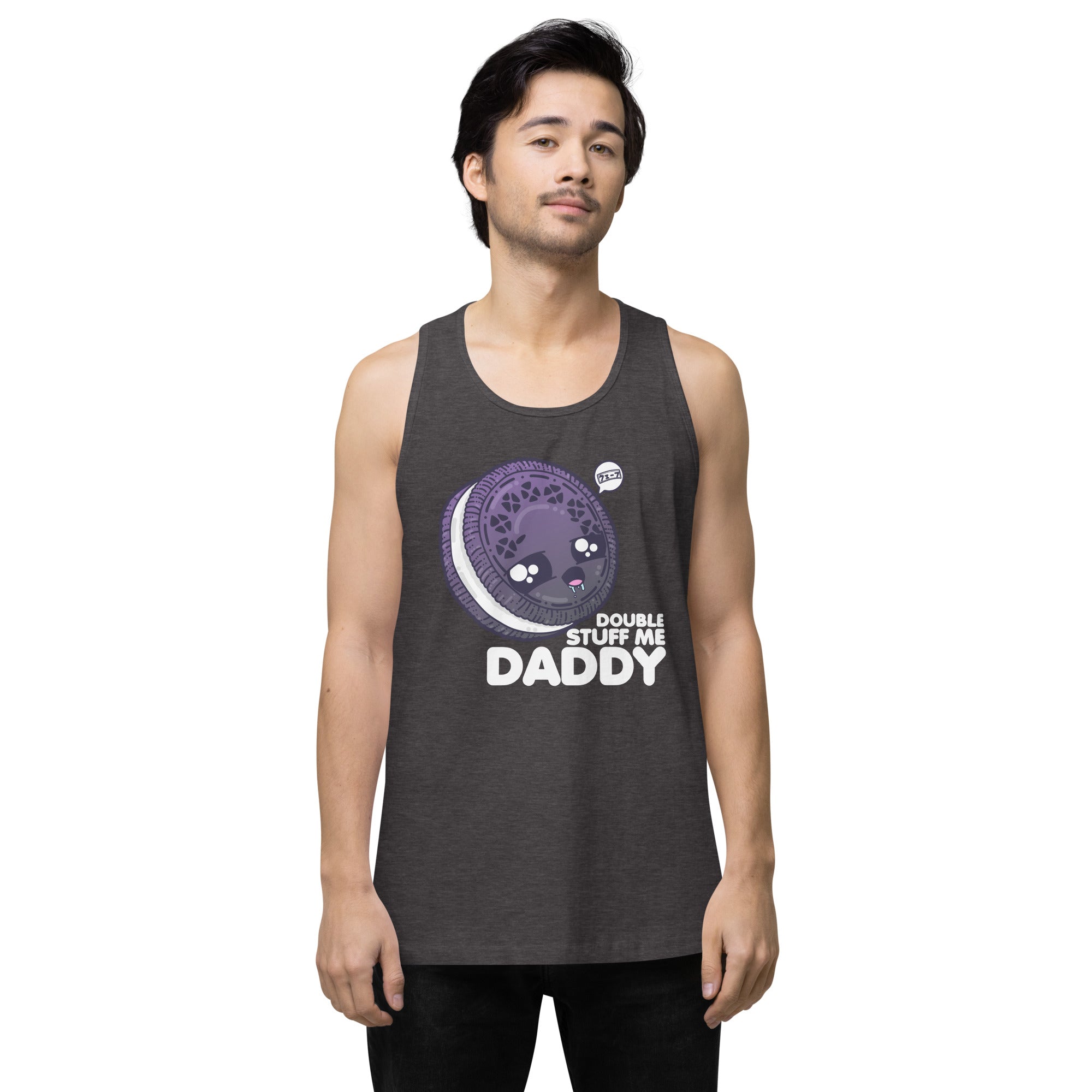 DOUBLE STUFF ME DADDY - Tank Top - ChubbleGumLLC