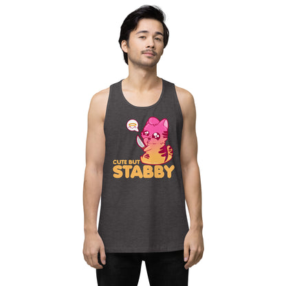 CUTE BUT STABBY - Premium Tank Top - ChubbleGumLLC