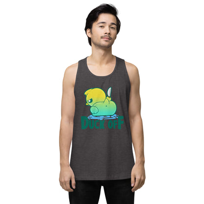 DUCK OFF - Premium Tank Top - ChubbleGumLLC