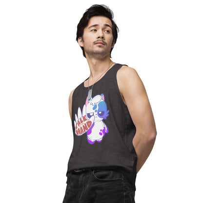 TALK TO THE HAND - Premium Tank Top - ChubbleGumLLC