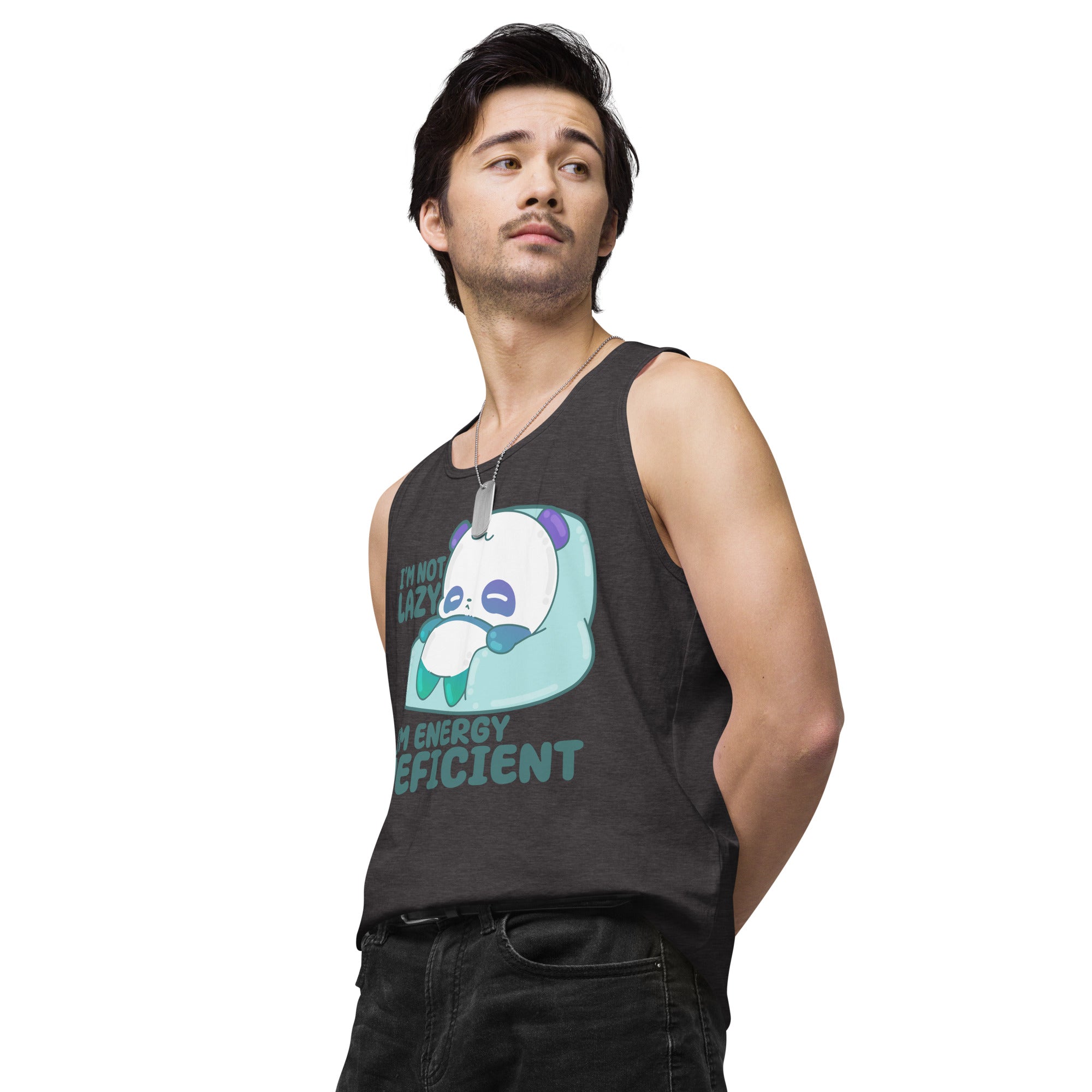 IM NOT LAZY - Premium Tank Top - ChubbleGumLLC