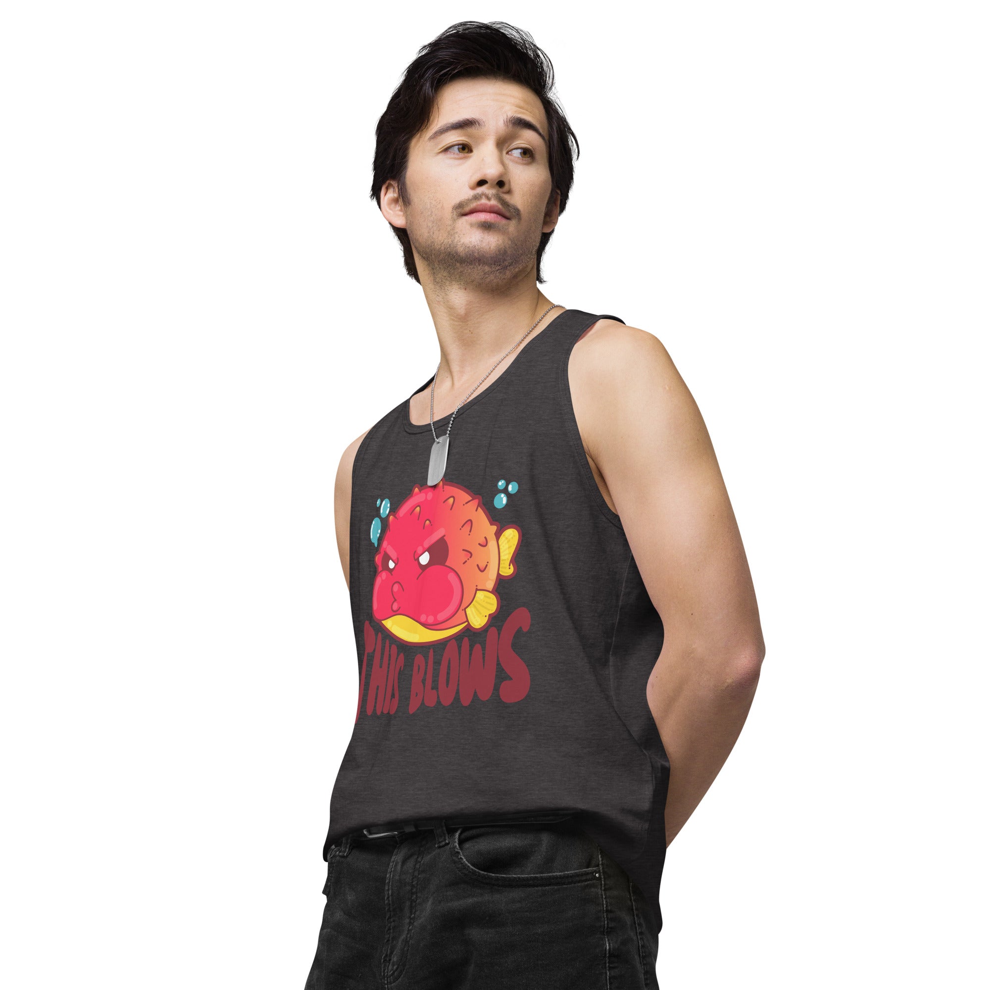 THIS BLOWS - Premium Tank Top - ChubbleGumLLC