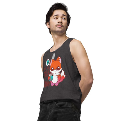 DOES THIS TASTE LIKE CYANIDE - Premium Tank Top - ChubbleGumLLC