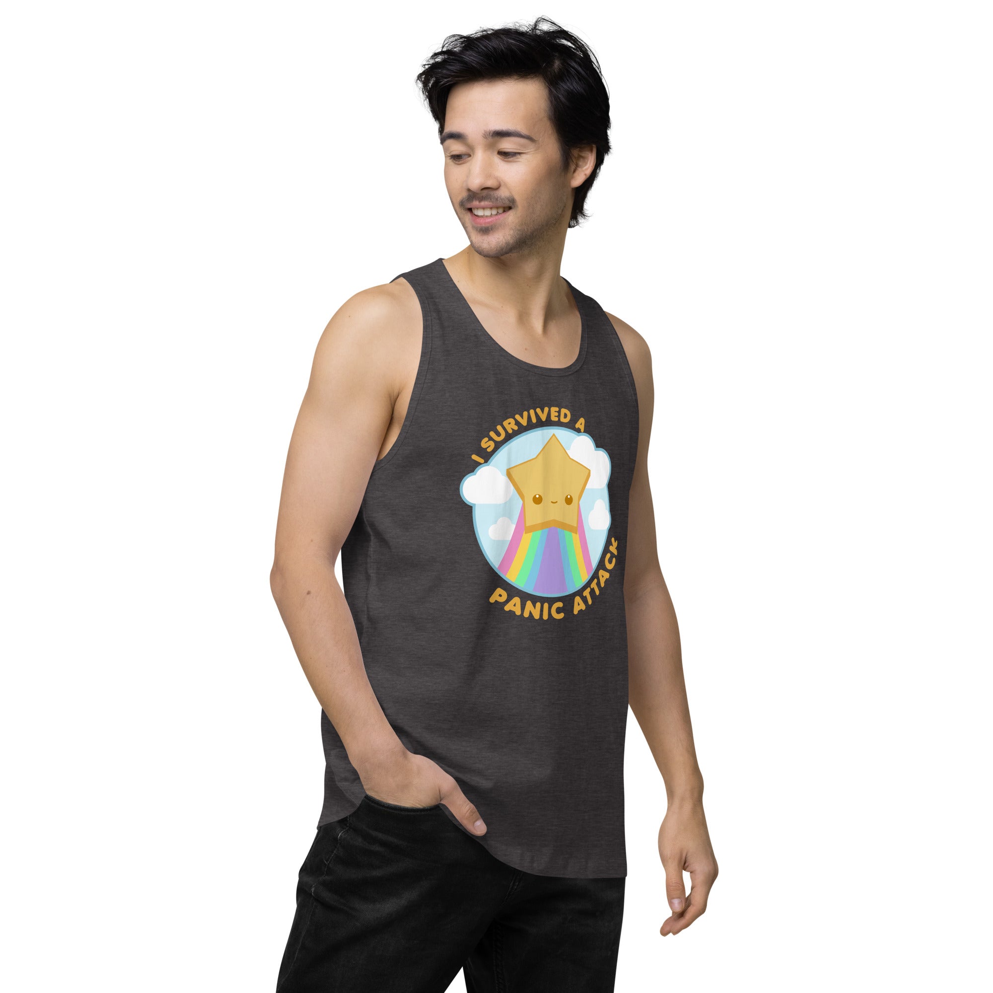 I SURVIVED A PANIC ATTACK - Premium Tank Top - ChubbleGumLLC