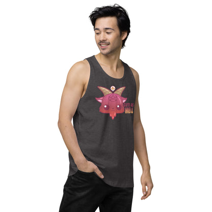 CUTE AS HELL - Premium Tank Top - ChubbleGumLLC