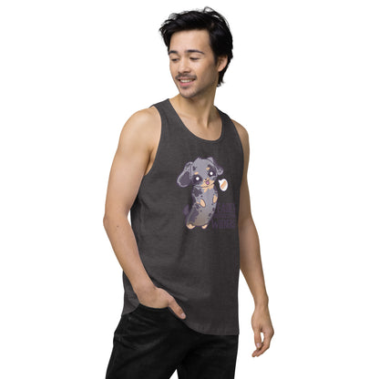 EASILY DISTRACTED BY WIENERS - Premium Tank Top - ChubbleGumLLC