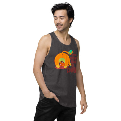 UP YOUR BUTT AND AROUND THE CORNER - Premium Tank Top - ChubbleGumLLC