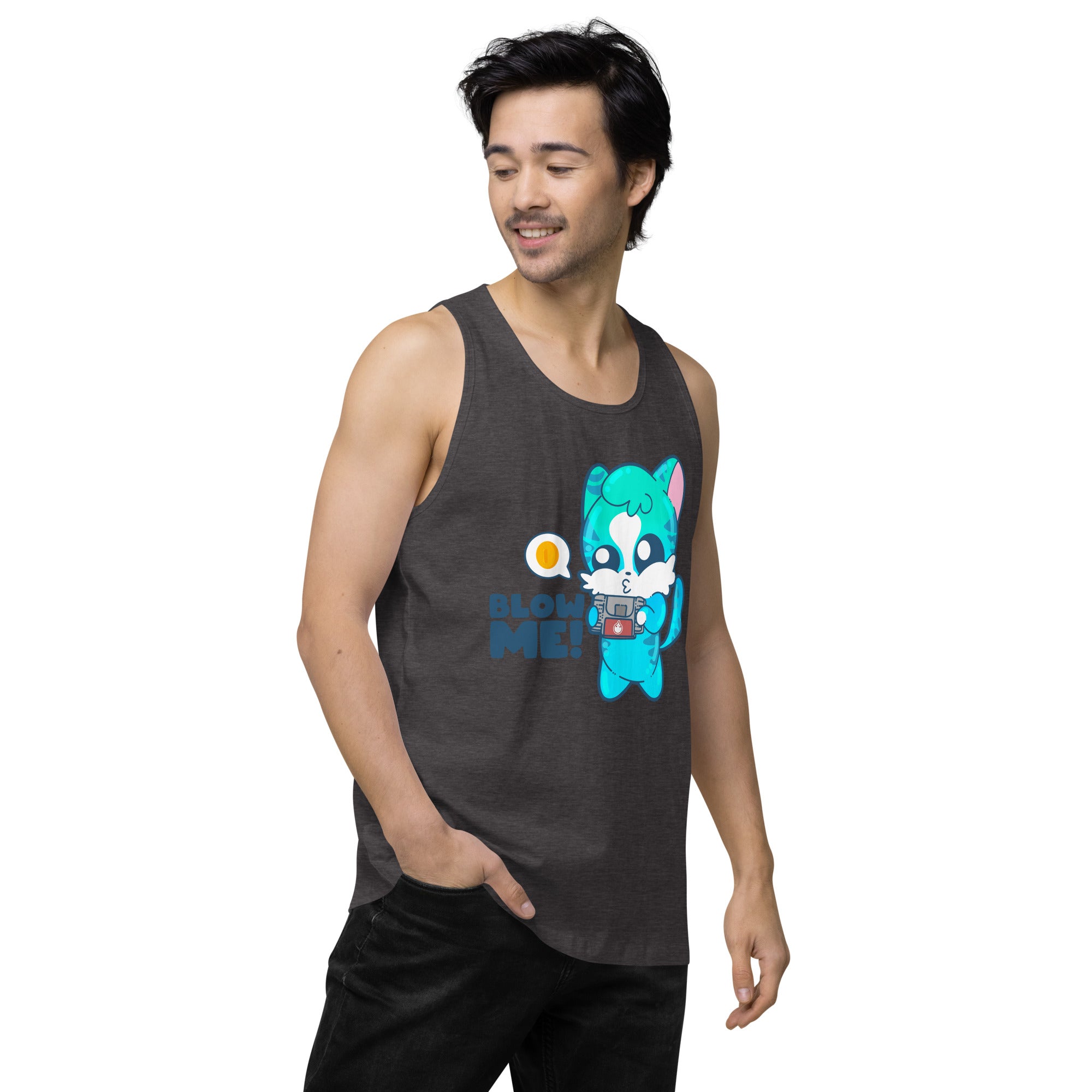 BLOW ME - Premium Tank Top - ChubbleGumLLC