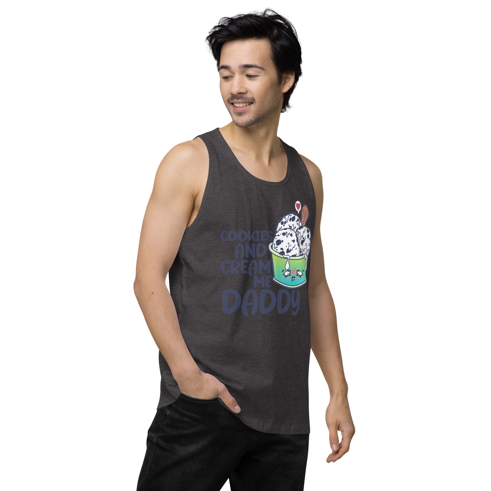 COOKIES AND CREAM ME DADDY - Tank Top - ChubbleGumLLC