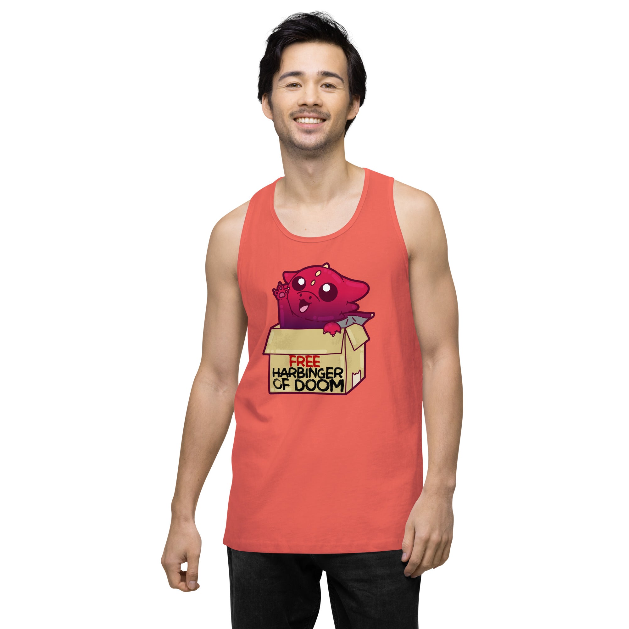 FREE HARBINGER OF DOOM - Premium Tank Top - ChubbleGumLLC