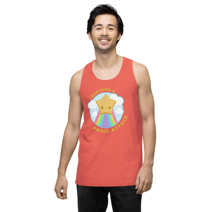 I SURVIVED A PANIC ATTACK - Premium Tank Top - ChubbleGumLLC