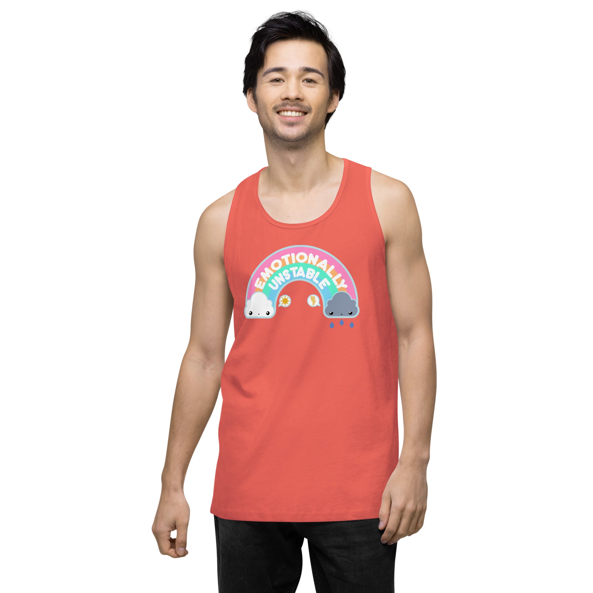 EMOTIONALLY UNSTABLE - Premium Tank Top - ChubbleGumLLC