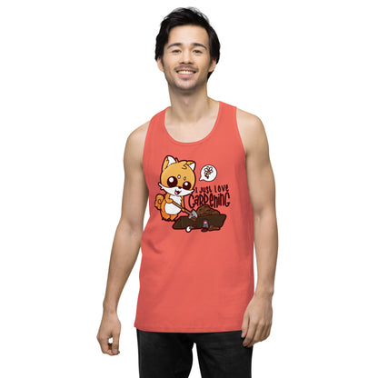 I JUST LOVE GARDENING - Premium Tank Top - ChubbleGumLLC