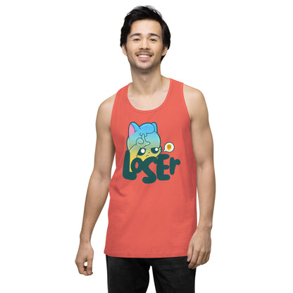 LOSER - Premium Tank Top - ChubbleGumLLC