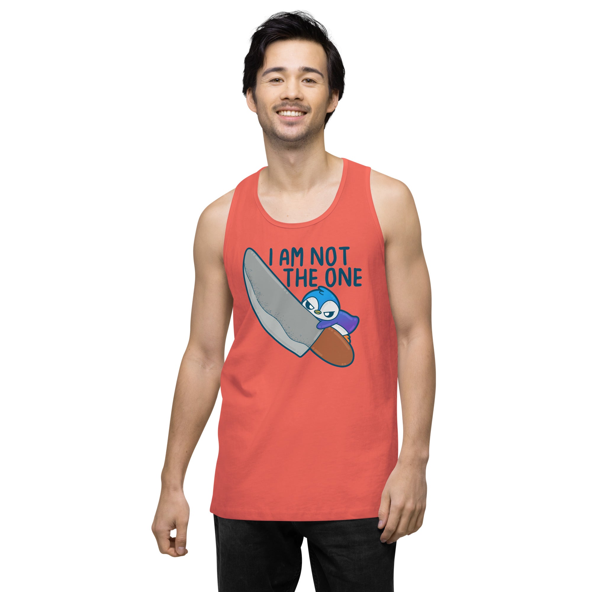 I AM NOT THE ONE - Premium Tank Top - ChubbleGumLLC