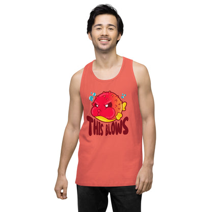 THIS BLOWS - Premium Tank Top - ChubbleGumLLC