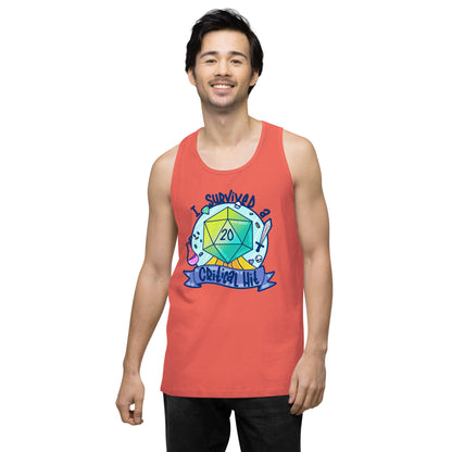 I SURVIVED A CRITICAL HIT - Tank Top - ChubbleGumLLC