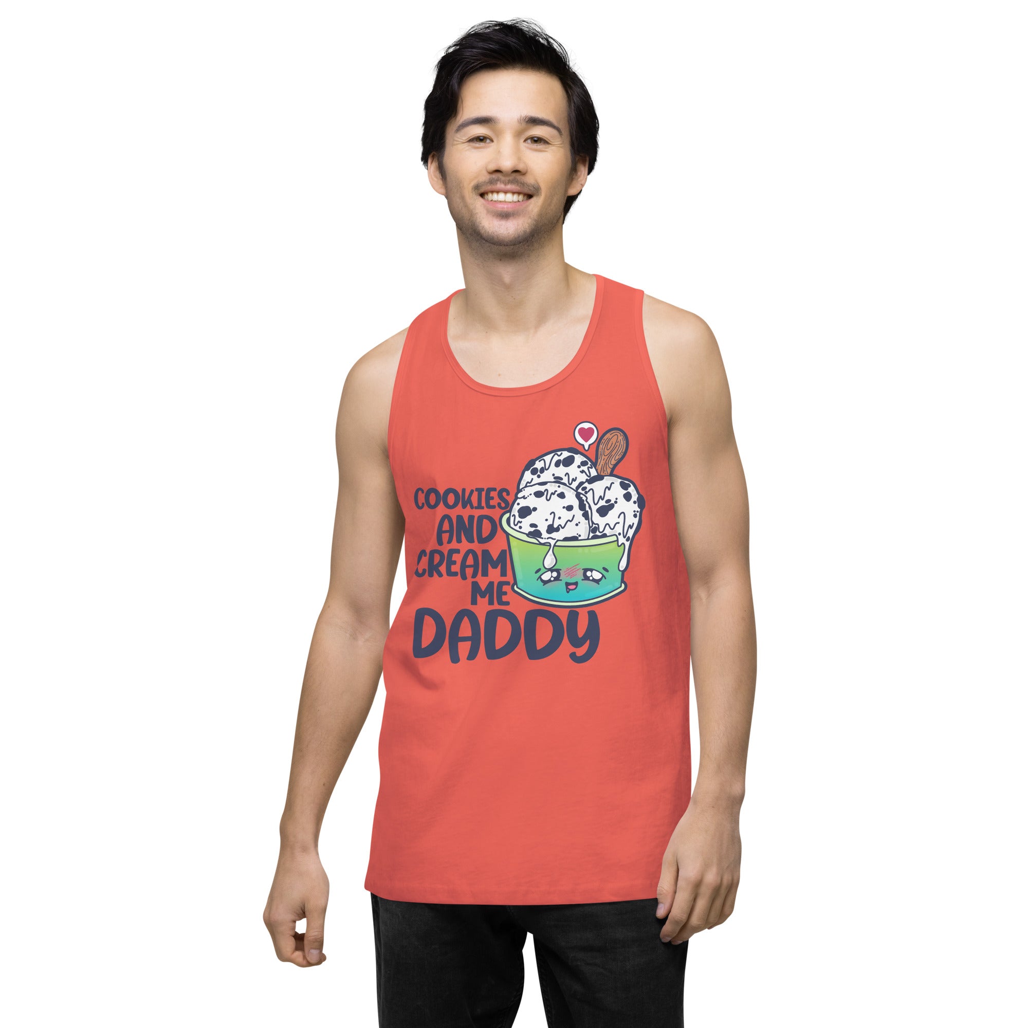 COOKIES AND CREAM ME DADDY - Tank Top - ChubbleGumLLC