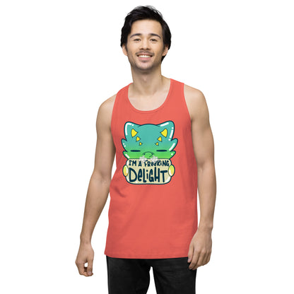 I AM A FREAKING DELIGHT - Tank - ChubbleGumLLC