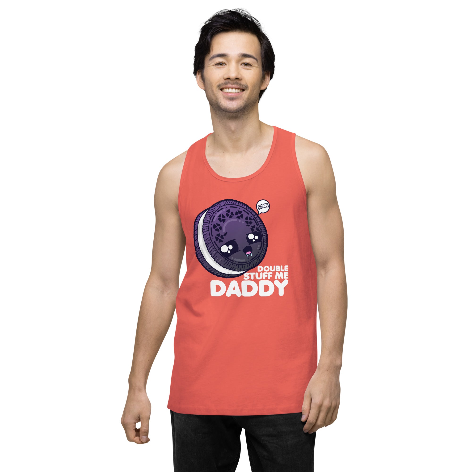 DOUBLE STUFF ME DADDY - Tank Top - ChubbleGumLLC