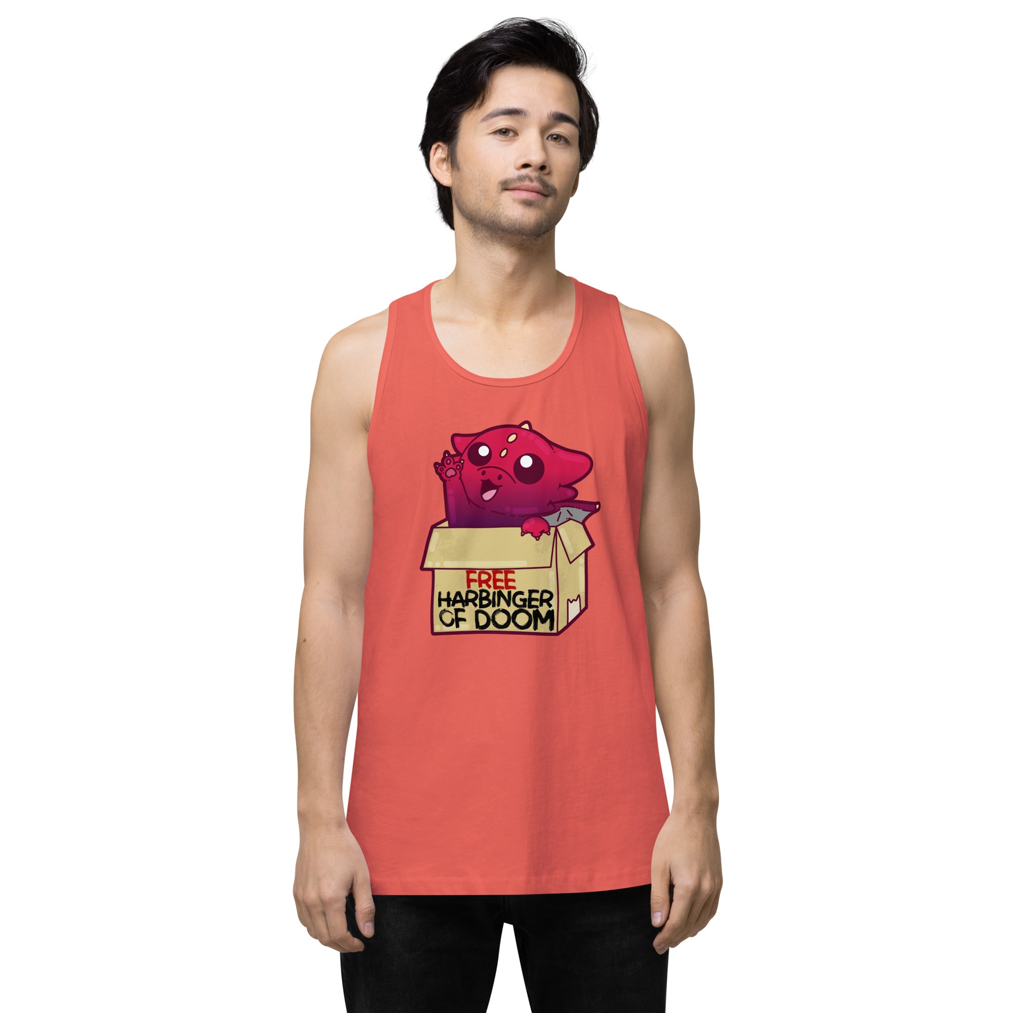 FREE HARBINGER OF DOOM - Premium Tank Top - ChubbleGumLLC