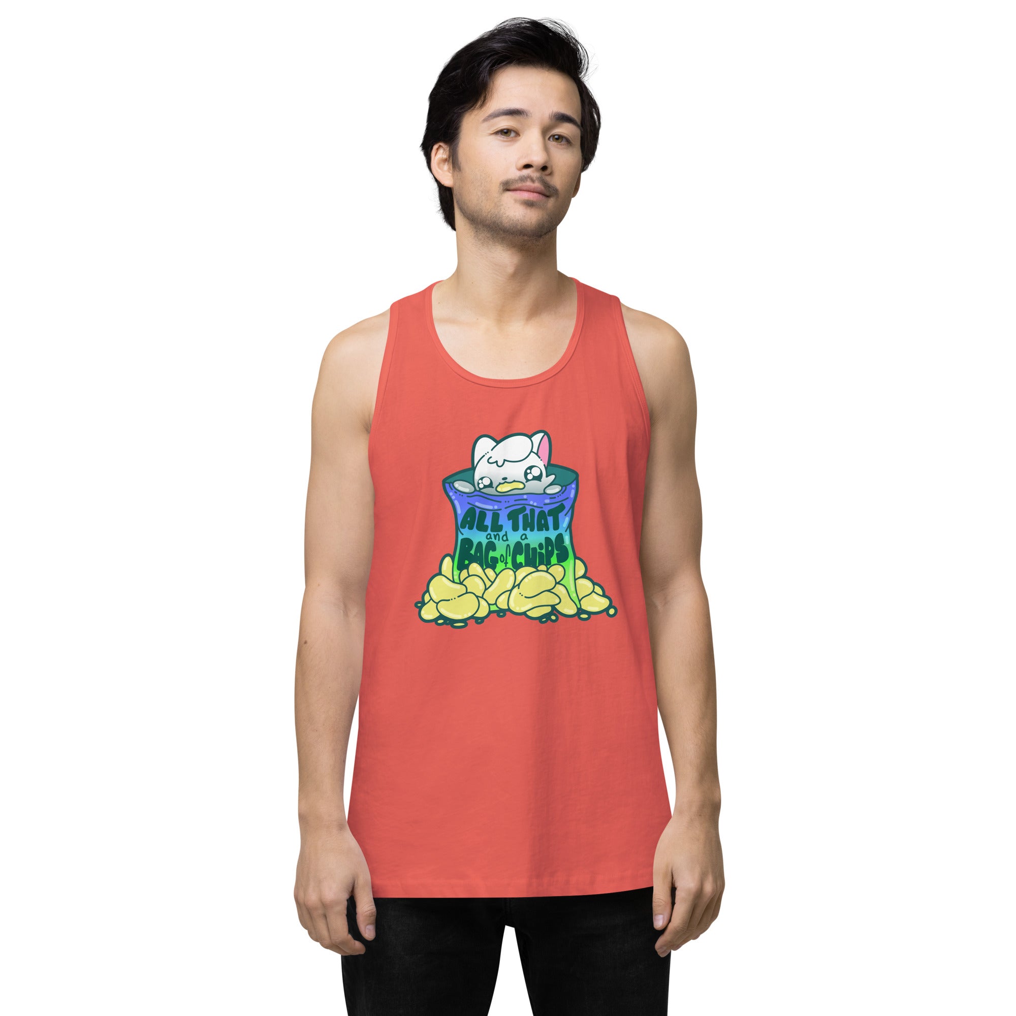 ALL THAT AND A BAG OF CHIPS - Premium Tank Top - ChubbleGumLLC