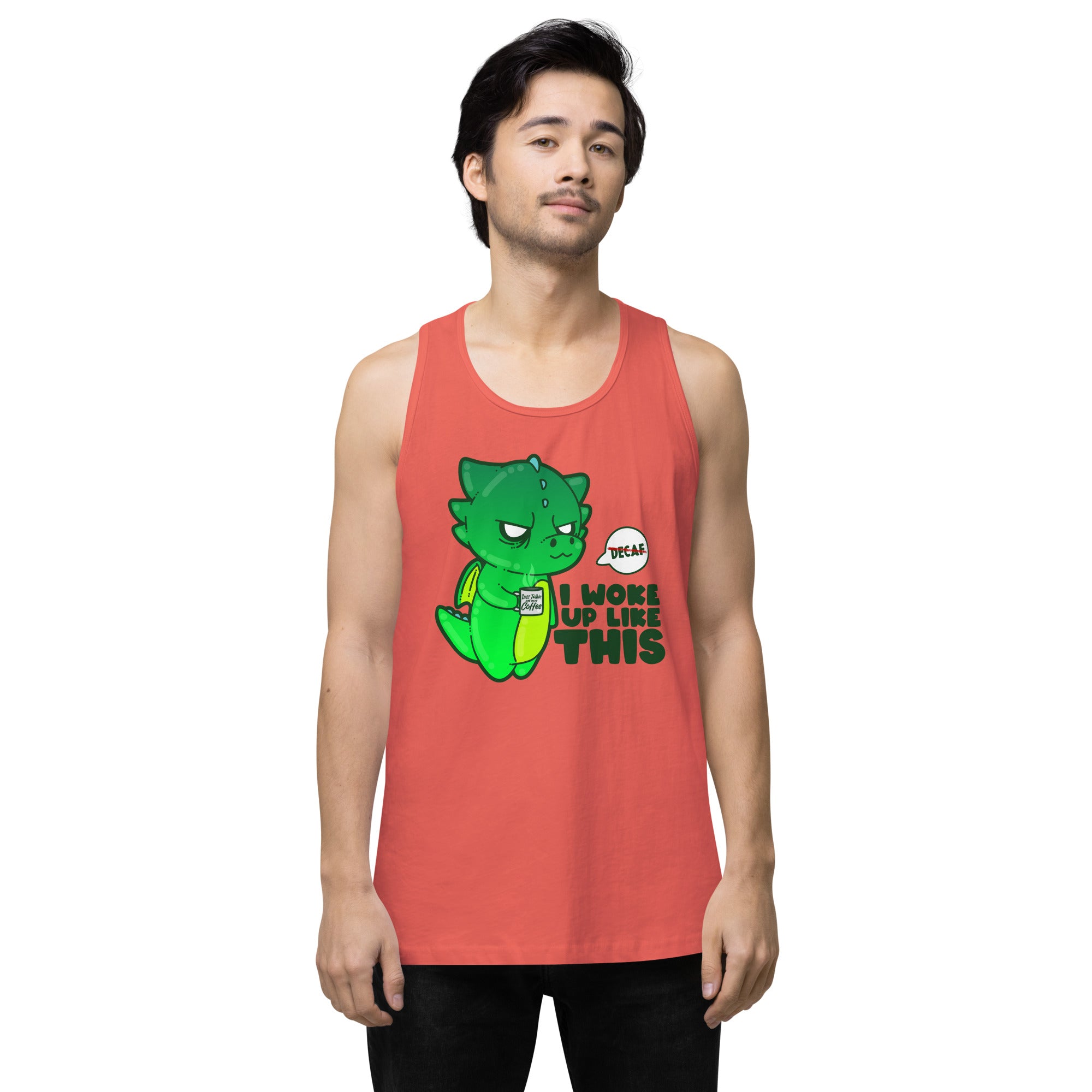 I WOKE UP LIKE THIS - Premium Tank Top - ChubbleGumLLC