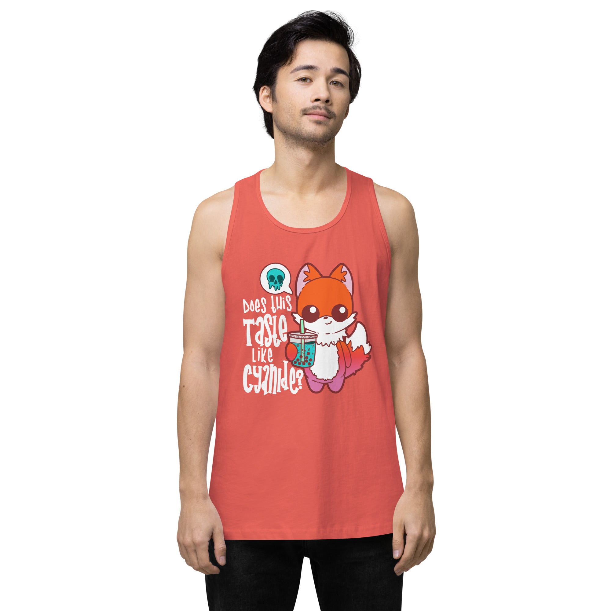 DOES THIS TASTE LIKE CYANIDE - Modded Premium Tank Top - ChubbleGumLLC