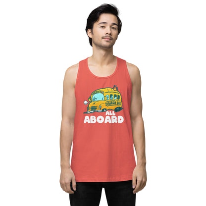 ALL ABOARD THE STRUGGLE BUS - Modified Premium Tank Top - ChubbleGumLLC