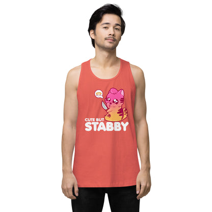 CUTE BUT STABBY - Modified Premium Tank Top - ChubbleGumLLC