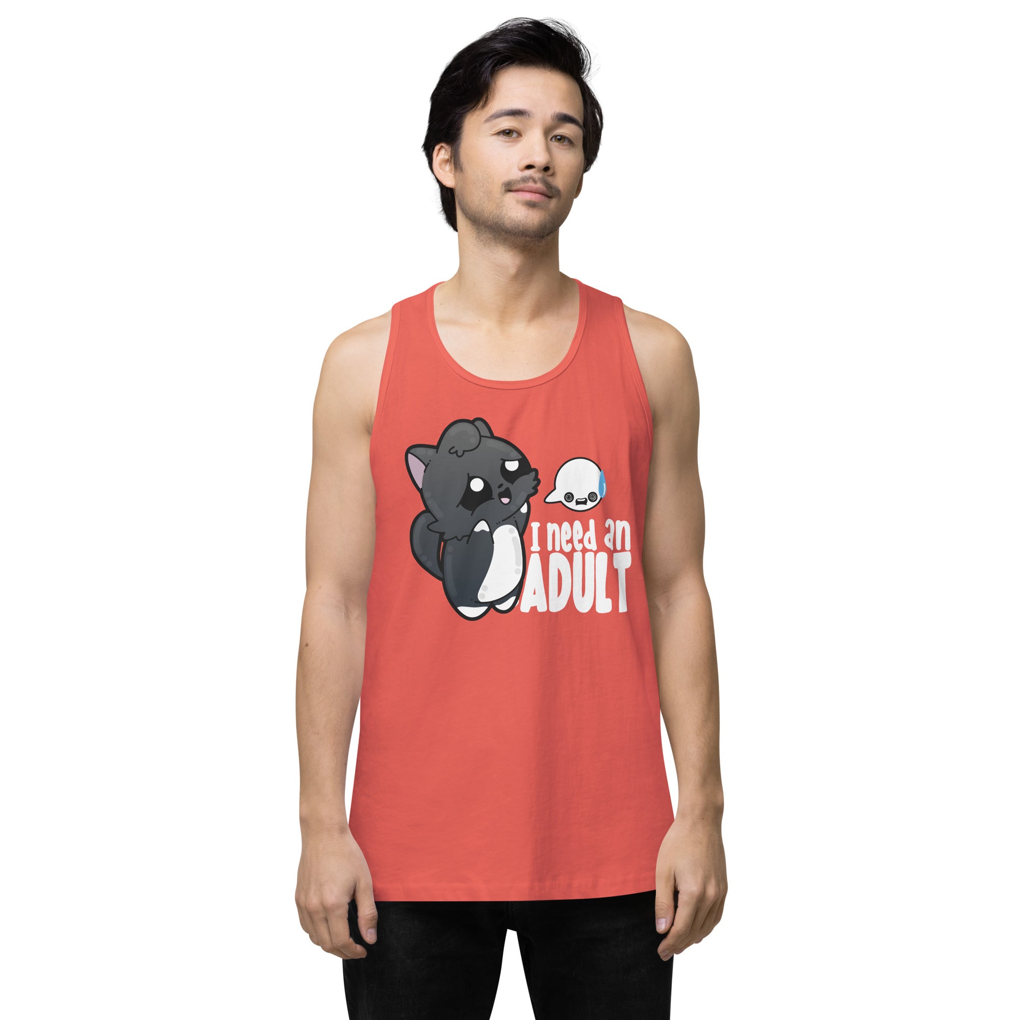 I NEED AN ADULT - Modified Premium Tank Top - ChubbleGumLLC