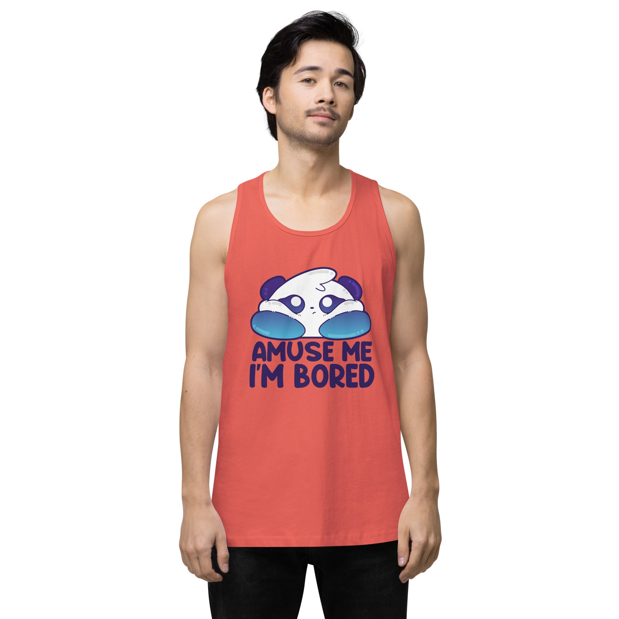 AMUSE ME IM BORED - Premium Tank Top - ChubbleGumLLC