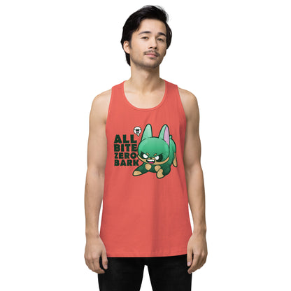 ALL BITE ZERO BARK - Premium Tank Top - ChubbleGumLLC