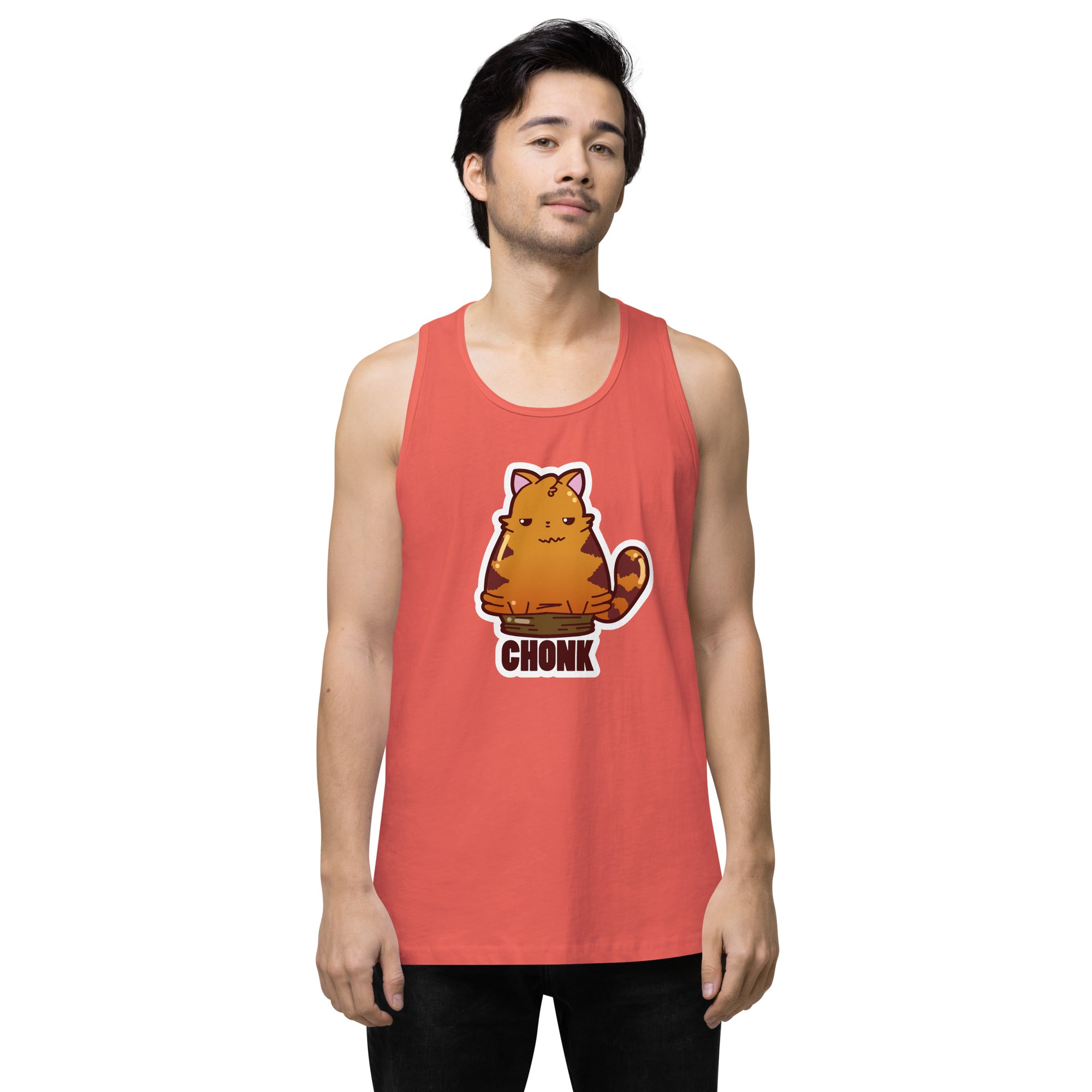 CHONK - Premium Tank Top - ChubbleGumLLC