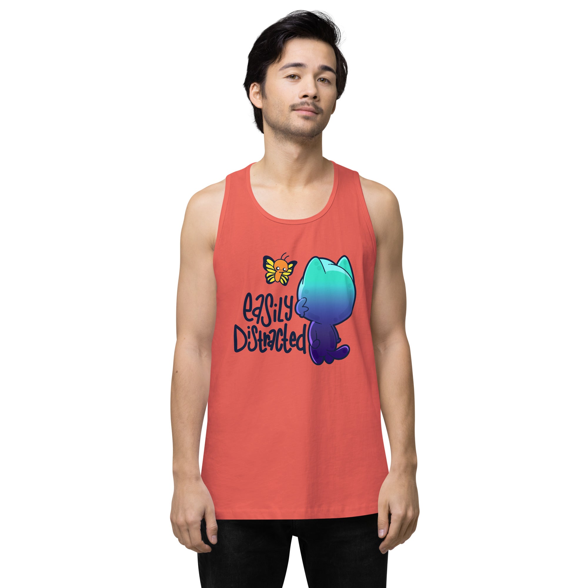 EASILY DISTRACTED - Premium Tank Top