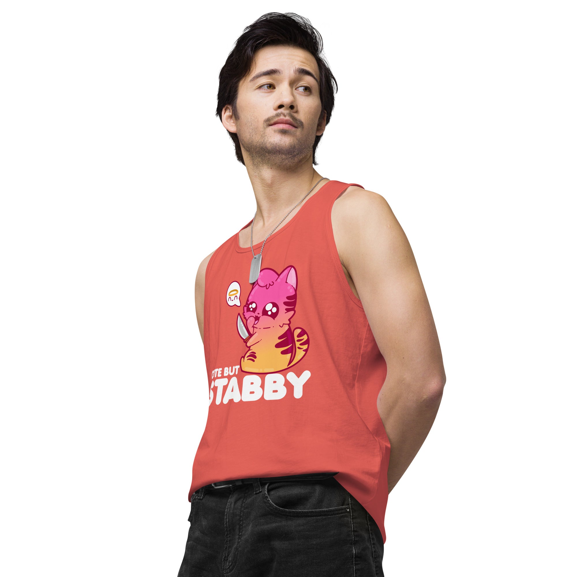 CUTE BUT STABBY - Modified Premium Tank Top - ChubbleGumLLC